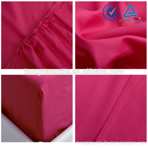 manufacturer high quality plain color comforter 100 cotton fitted sheet